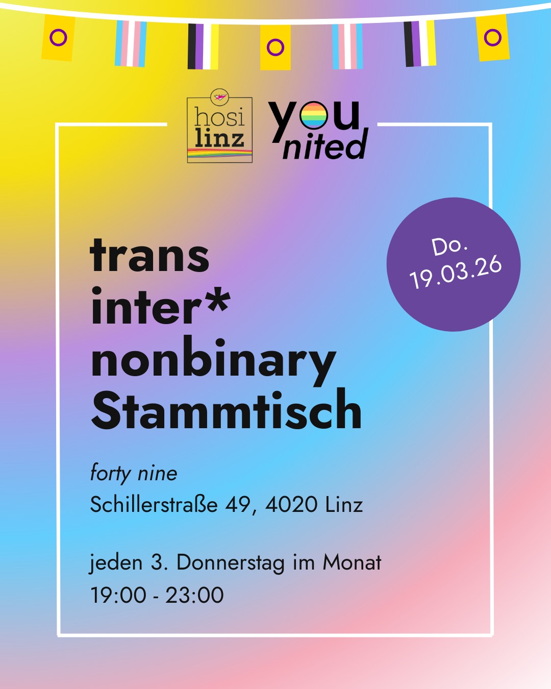 trans inter* nonbinary Stammtisch